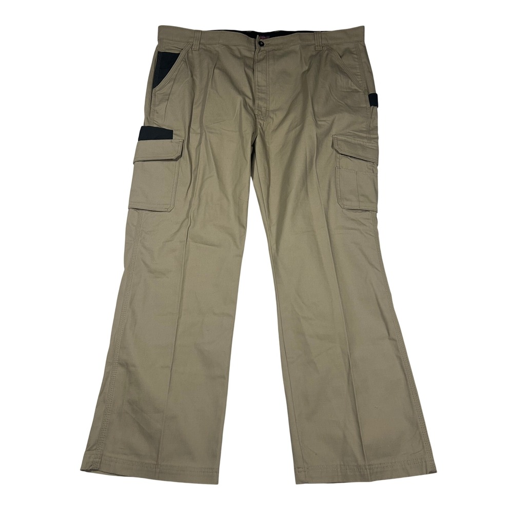 Dickies Cargo Pants Mens 44x30 Tan Ripstop Performance Tactical Paintball Hiking